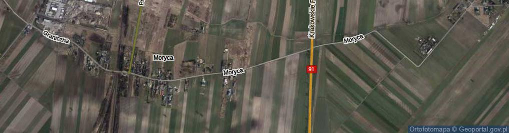 Zdjęcie satelitarne Moryca ul.